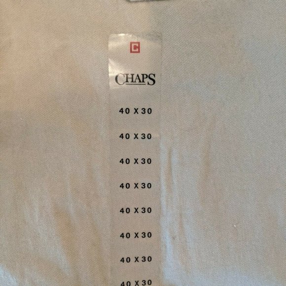 NWT Chaps Twill Khakis Hudson Tan Flat Front - Picture 4 of 10